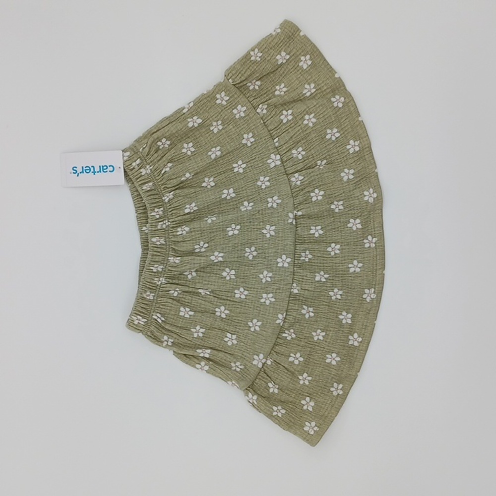 Carter's Green Floral Skirt - NWT (3T)
